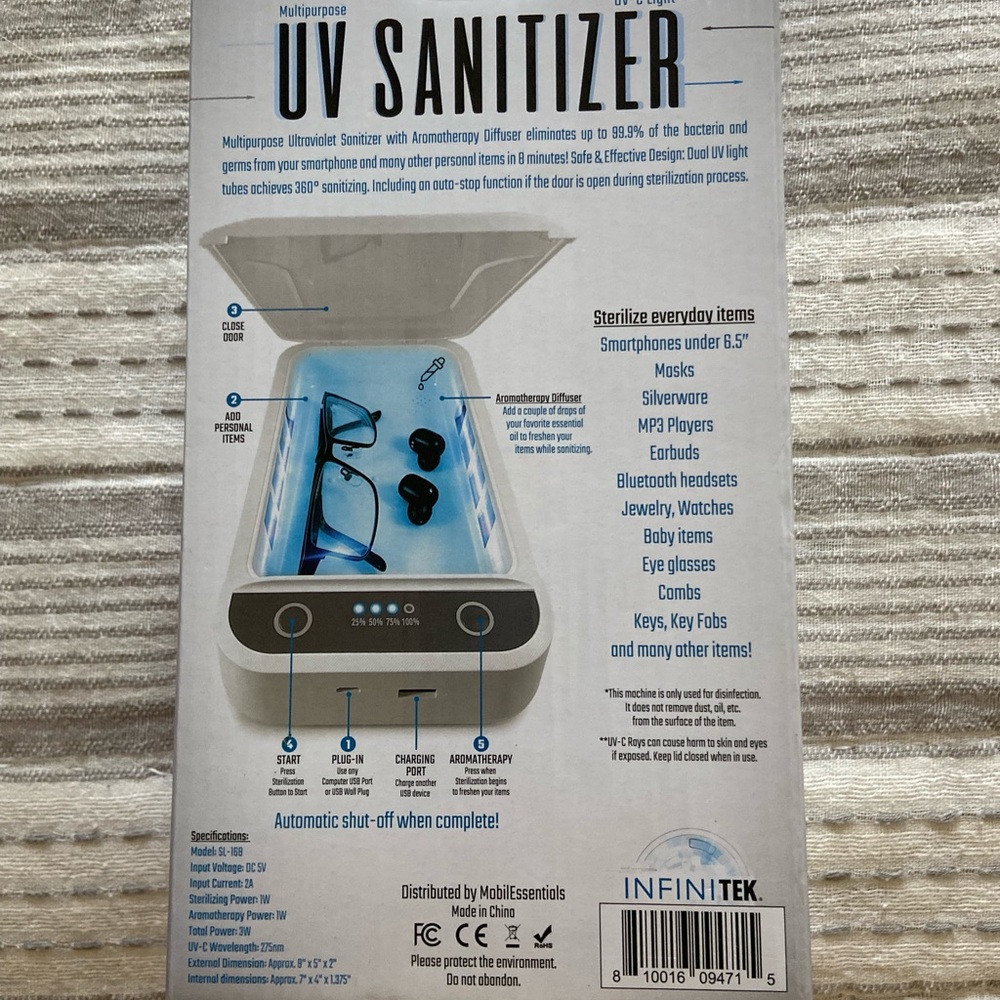 UV light sanitizer